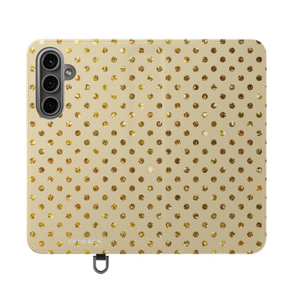 Golden Sparkle - Samsung S24 Plus Case - Wallet