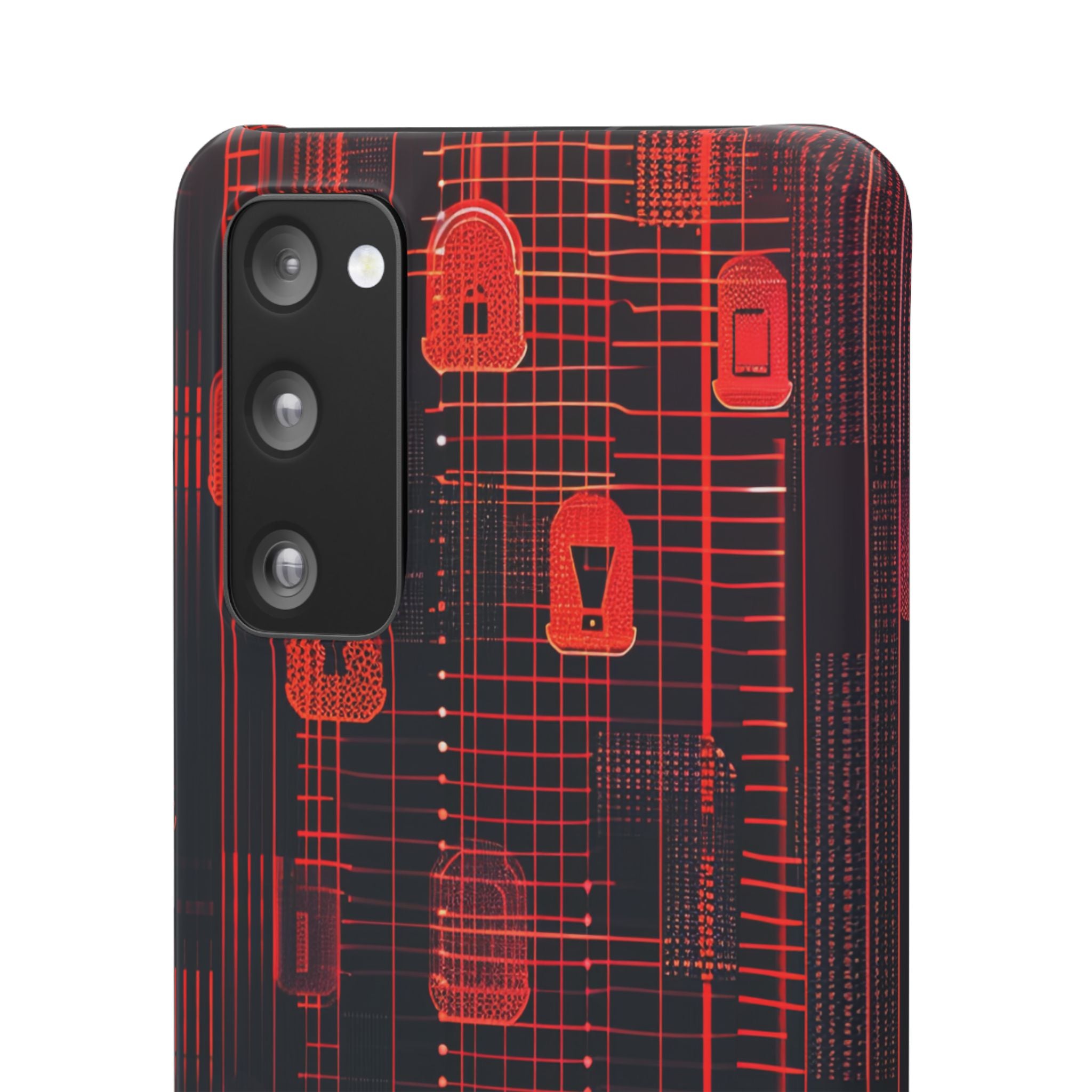 Gradient Cyber Lock Samsung S20 - Slim Phone Case