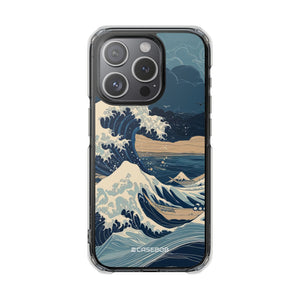 Oceanic Reverence - Phone Case for iPhone (Clear Impact - Magnetic)