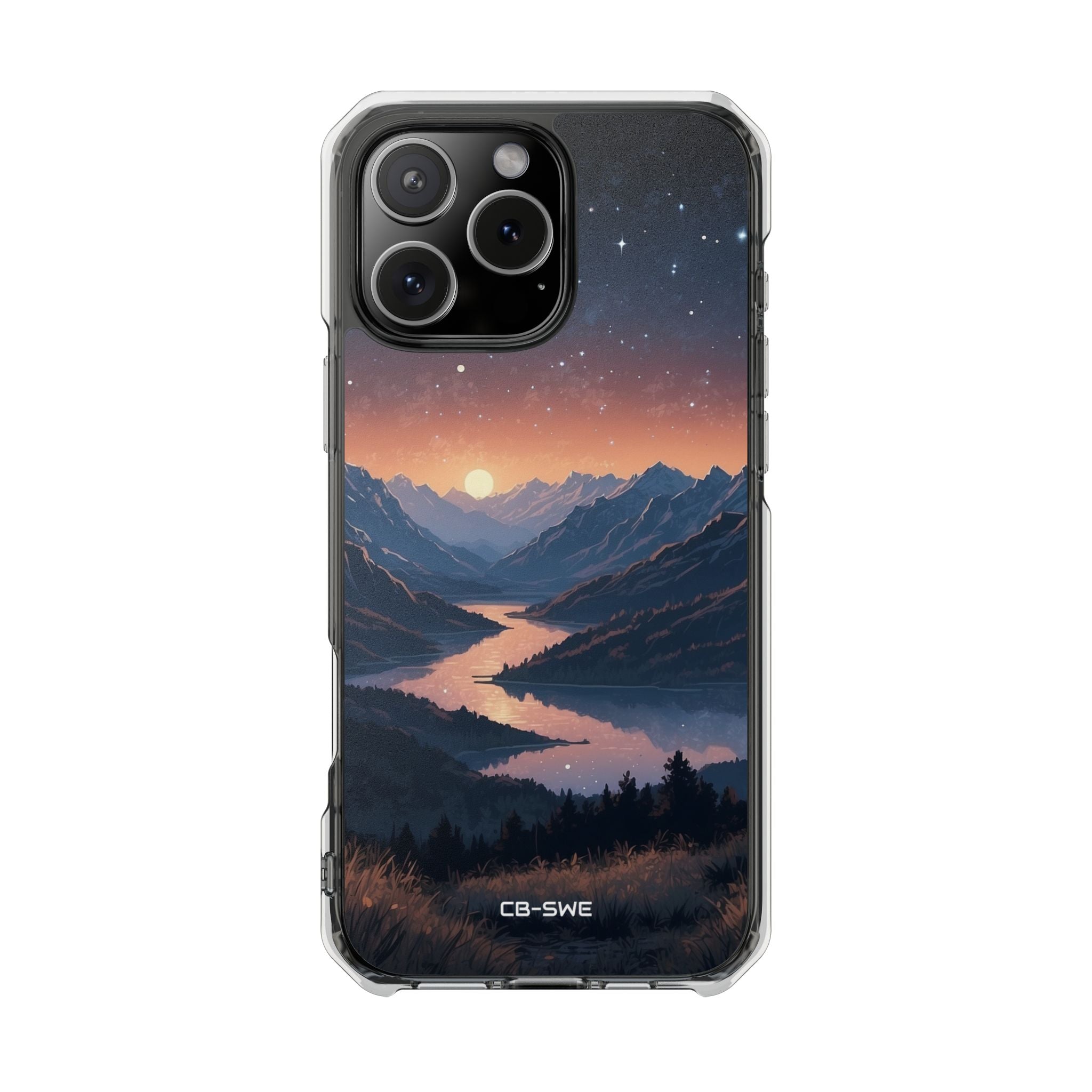 Mountains Embrace Light iPhone Case - Impact
