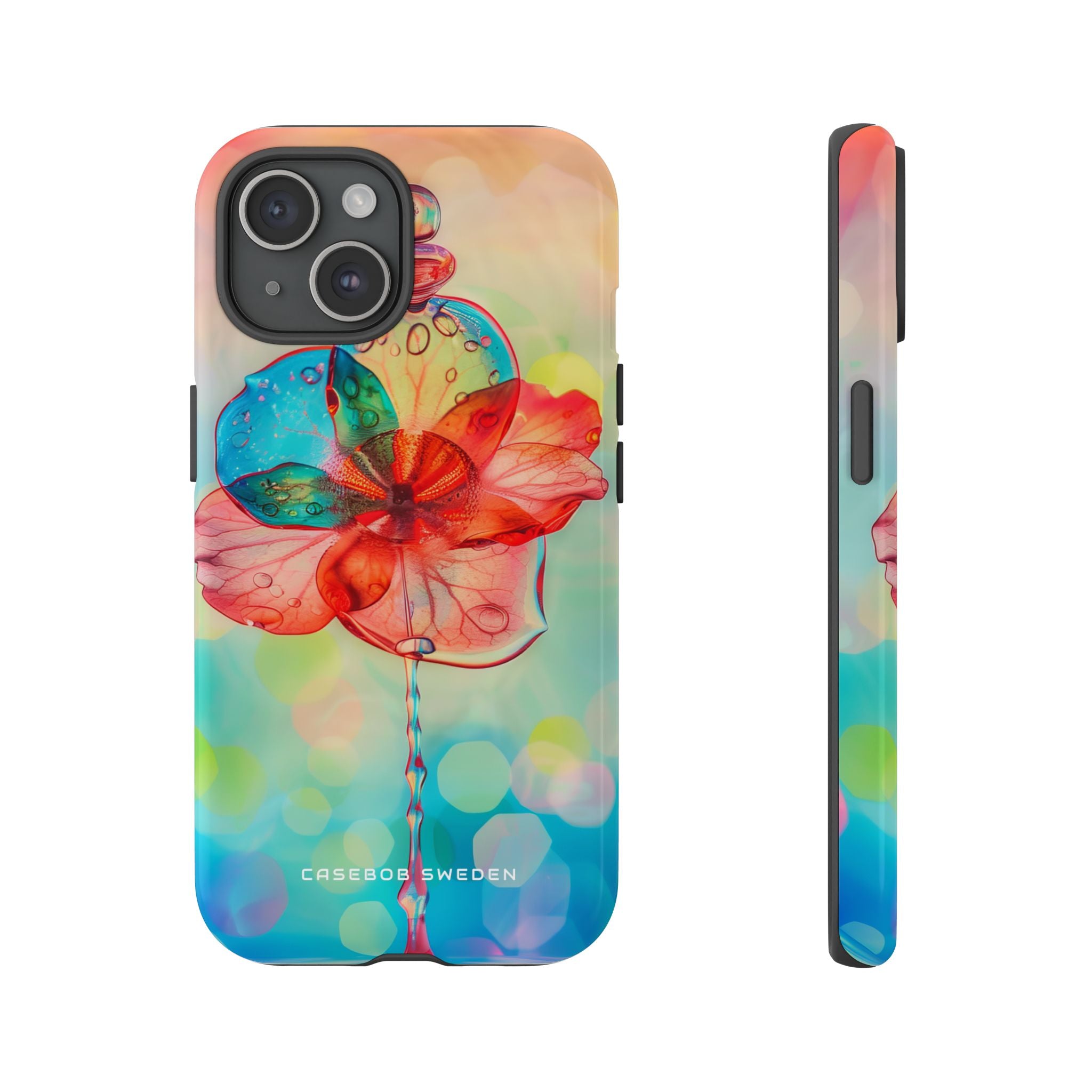 Ethereal Glass Flower iPhone 15 - Tough Phone Case