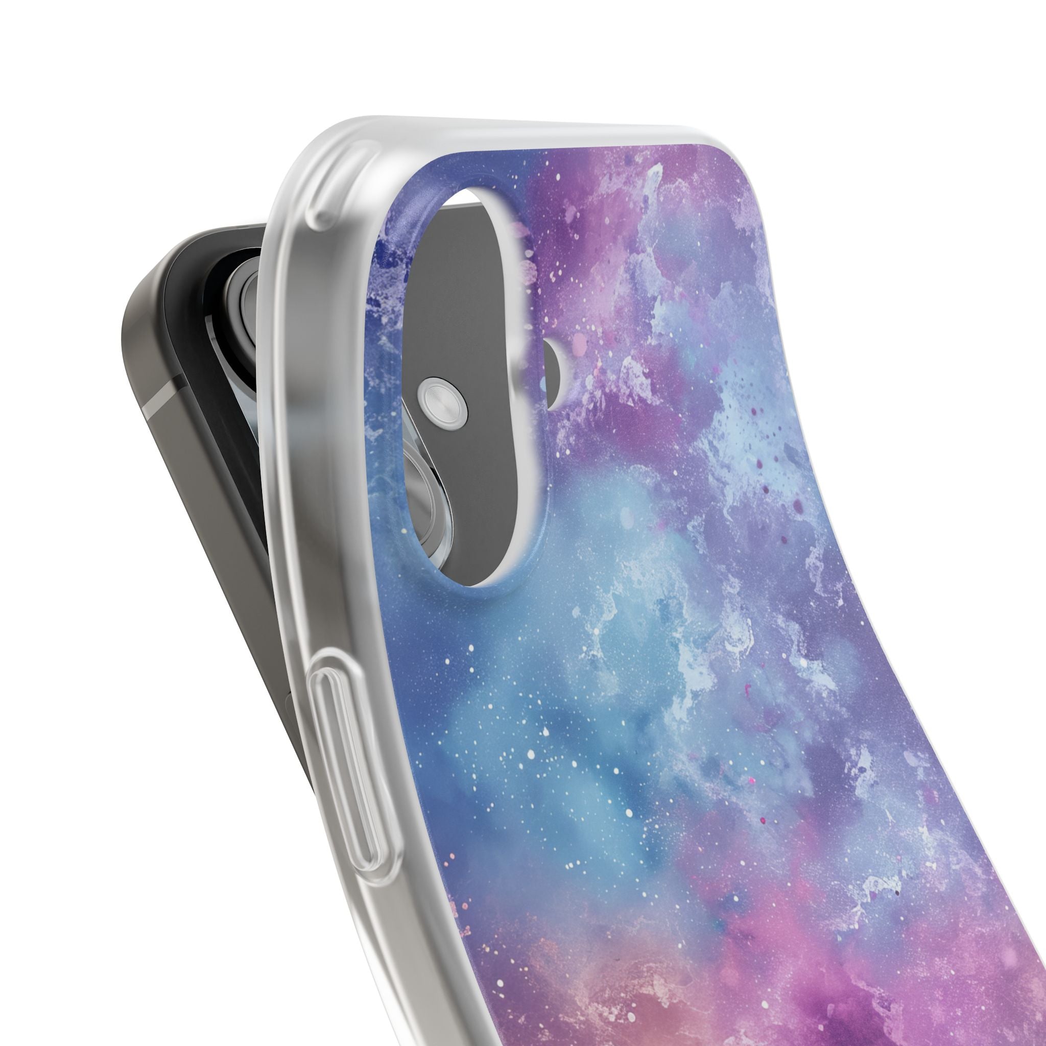 Cosmic Nebula Swirls - Flexi iPhone 16 Phone Case