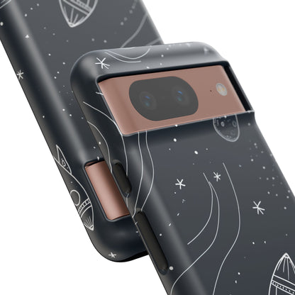 Cosmic Doodle Adventure - Phone Case for Google Pixel