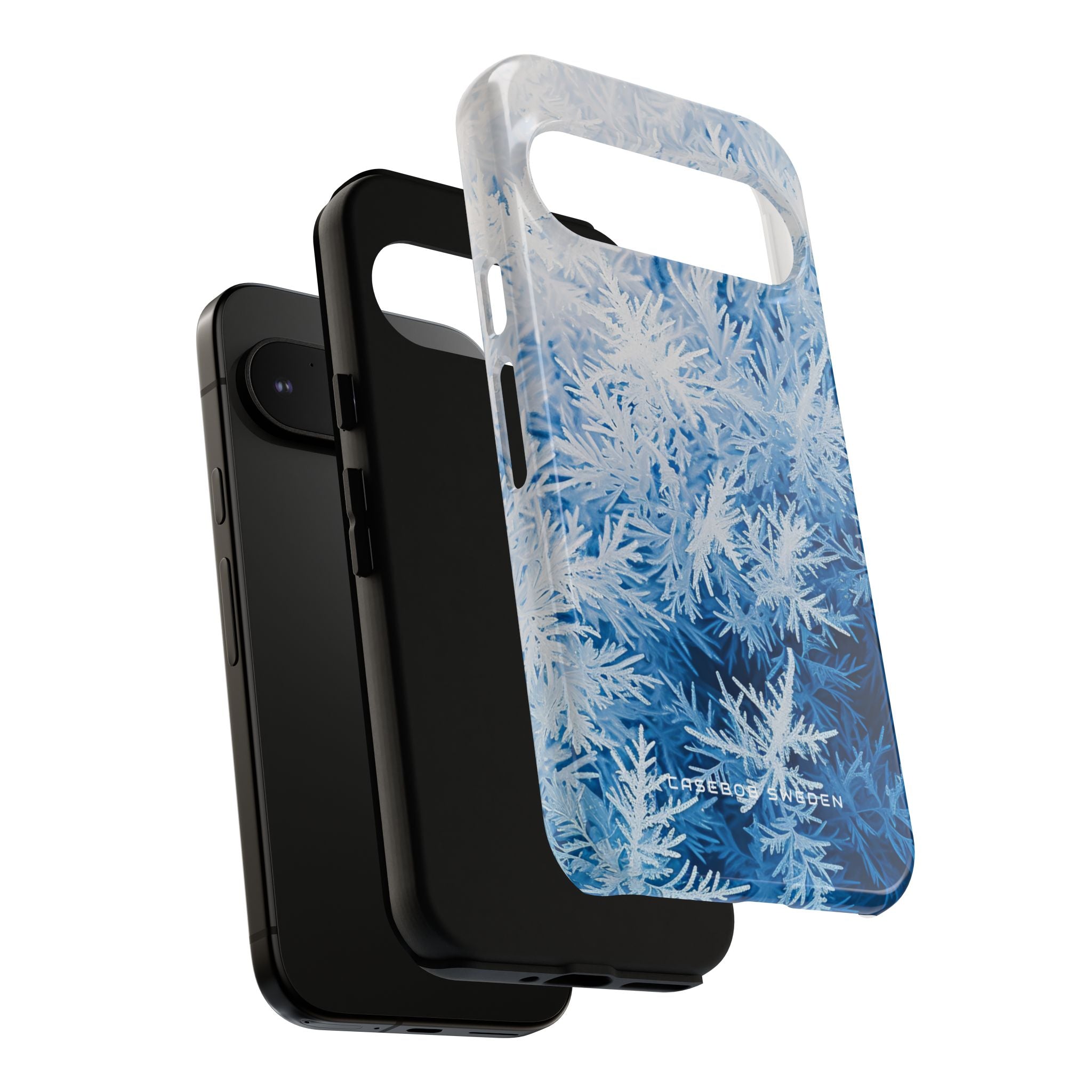 Icy Gradient Frost Crystals Google Pixel 9 - Tough Phone Case