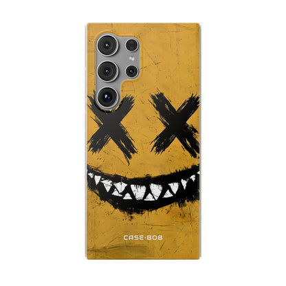 Jagged Smile Yellow Samsung S24 Ultra Case - Soft