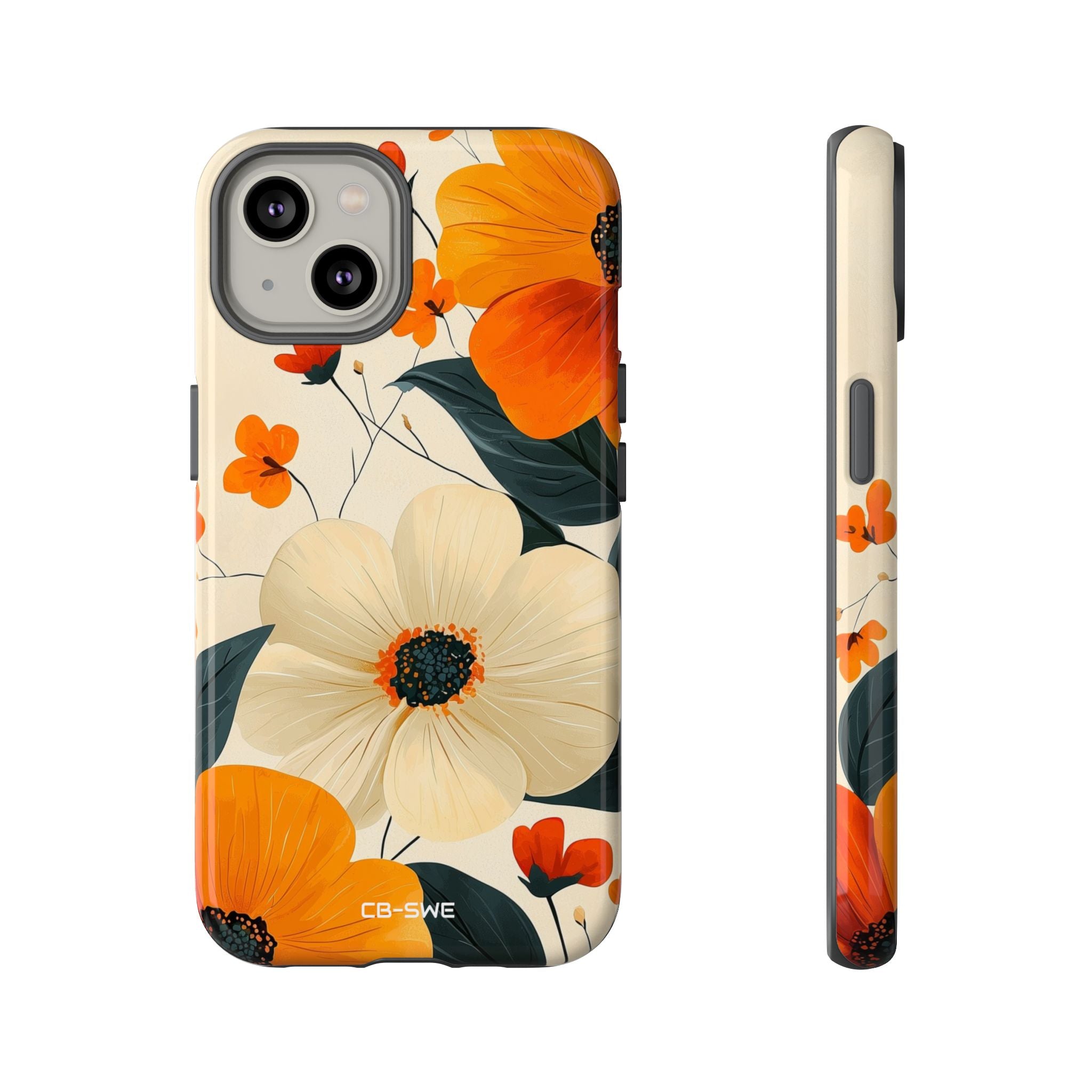 Vibrant Flowers Bloom - iPhone Case