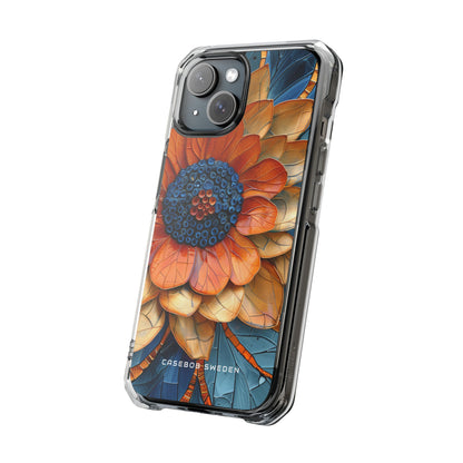 Mosaic Blossom Harmony iPhone 15 - Clear Impact Phone Case