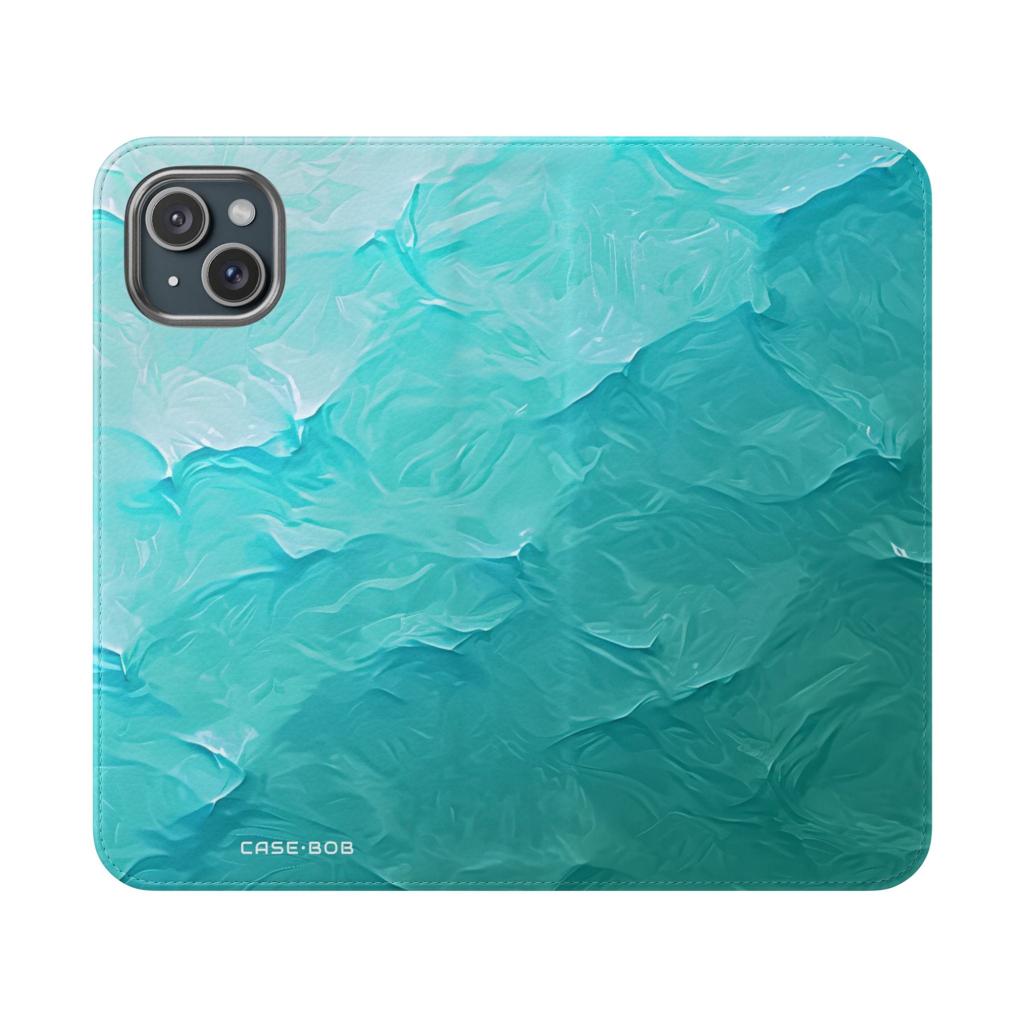 Teal Mists - iPhone 15 Plus Case - Wallet