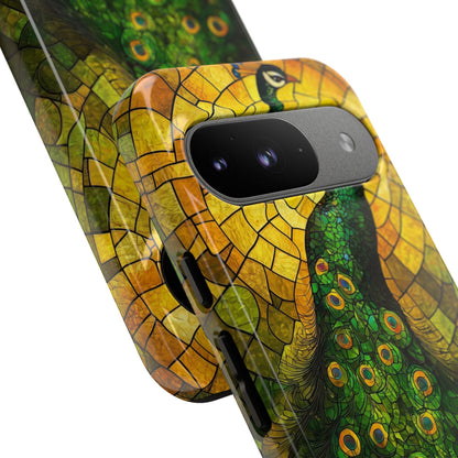 Peacock Spreads Light - Google Pixel Case