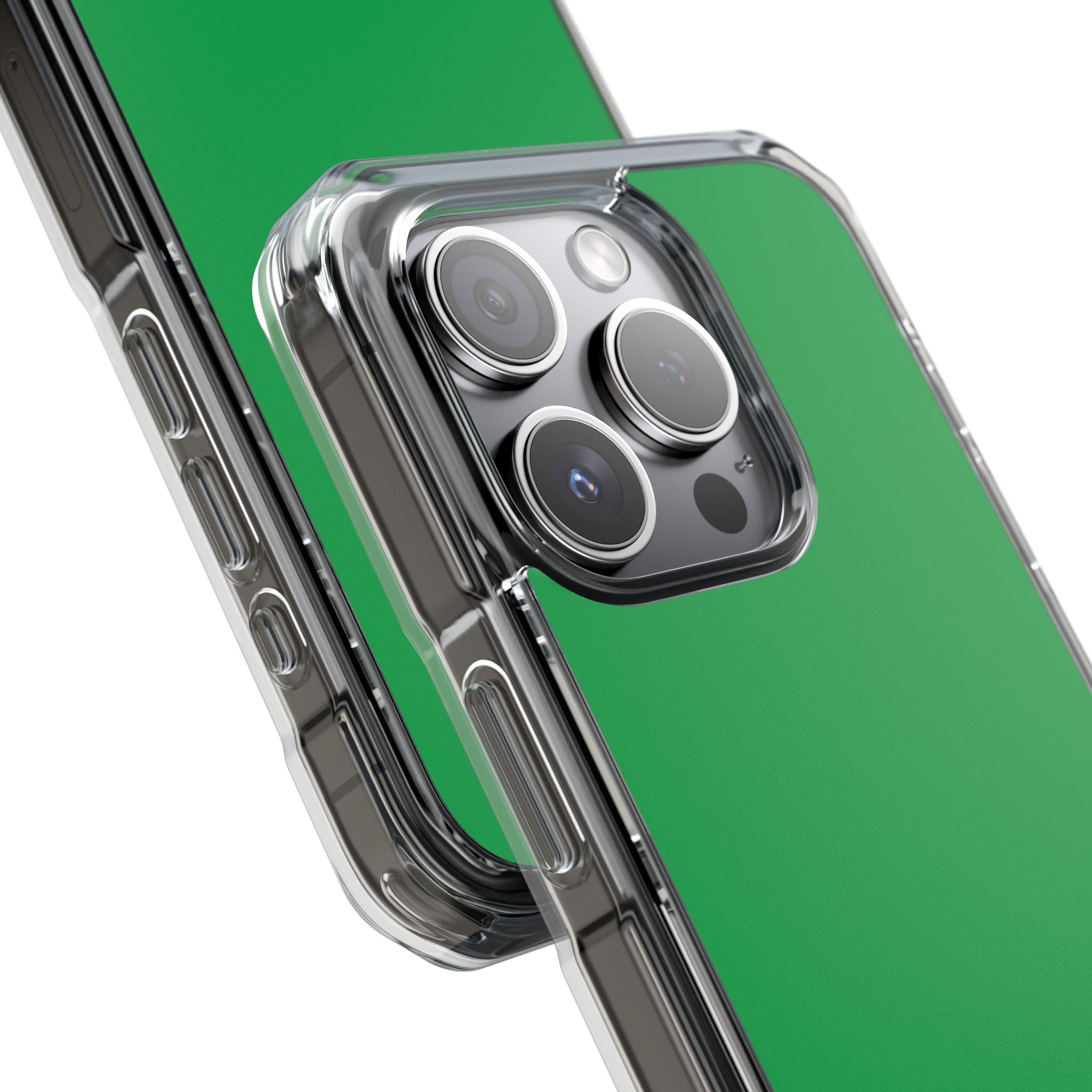 Pigment Green - Clear Impact Case for iPhone