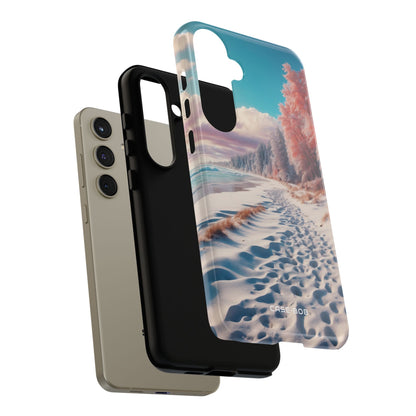 Snowy Footprints Samsung S24 Plus Case - Tough