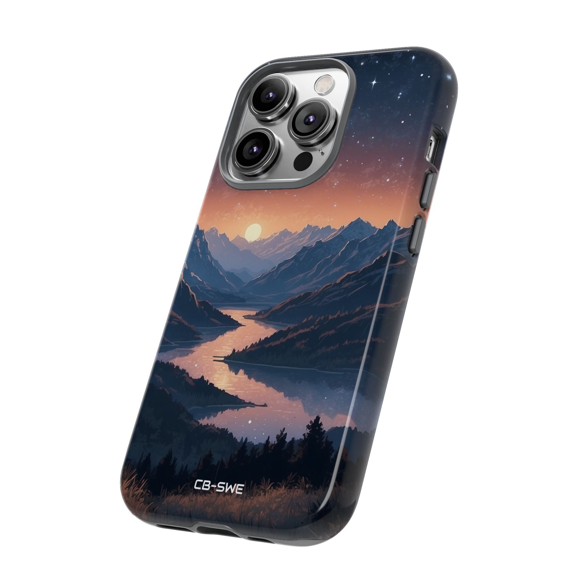 Mountains Embrace Light - iPhone Case