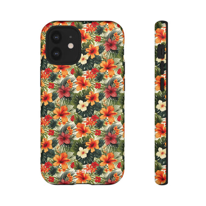 Tropical Blooms Flourish - iPhone Case