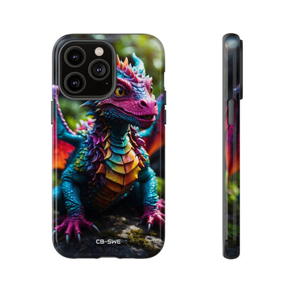 Friendly Dragon Smiles - iPhone Case
