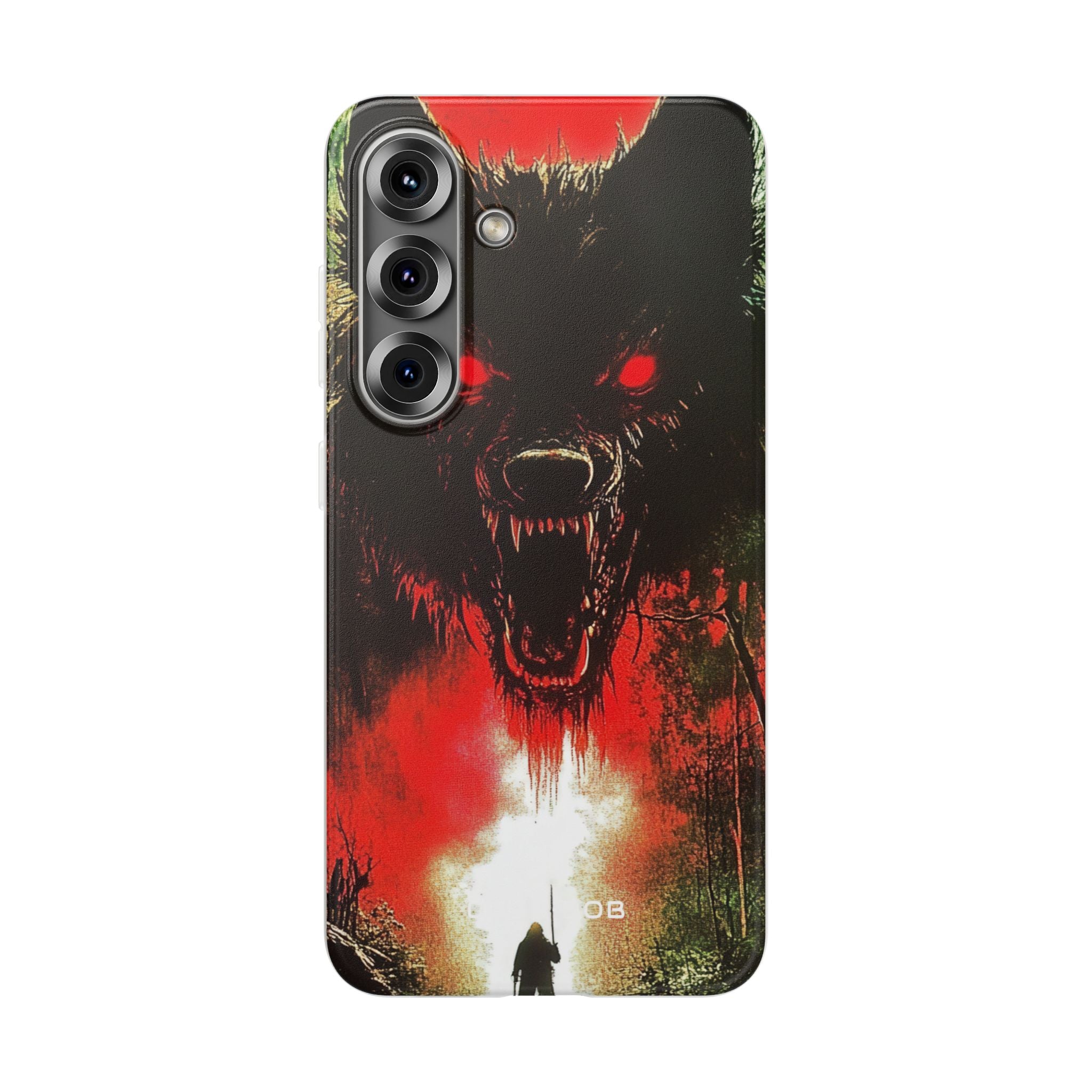 Crimson Wolf Samsung S25 Plus Case - Soft