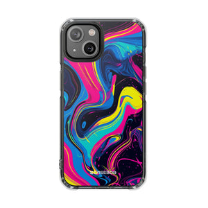 Pantone Neon Patterns | Phone Case for iPhone (Clear Impact Case - Magnetic)