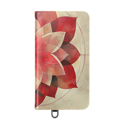 Crimson Bloom - Samsung S24 Case - Wallet