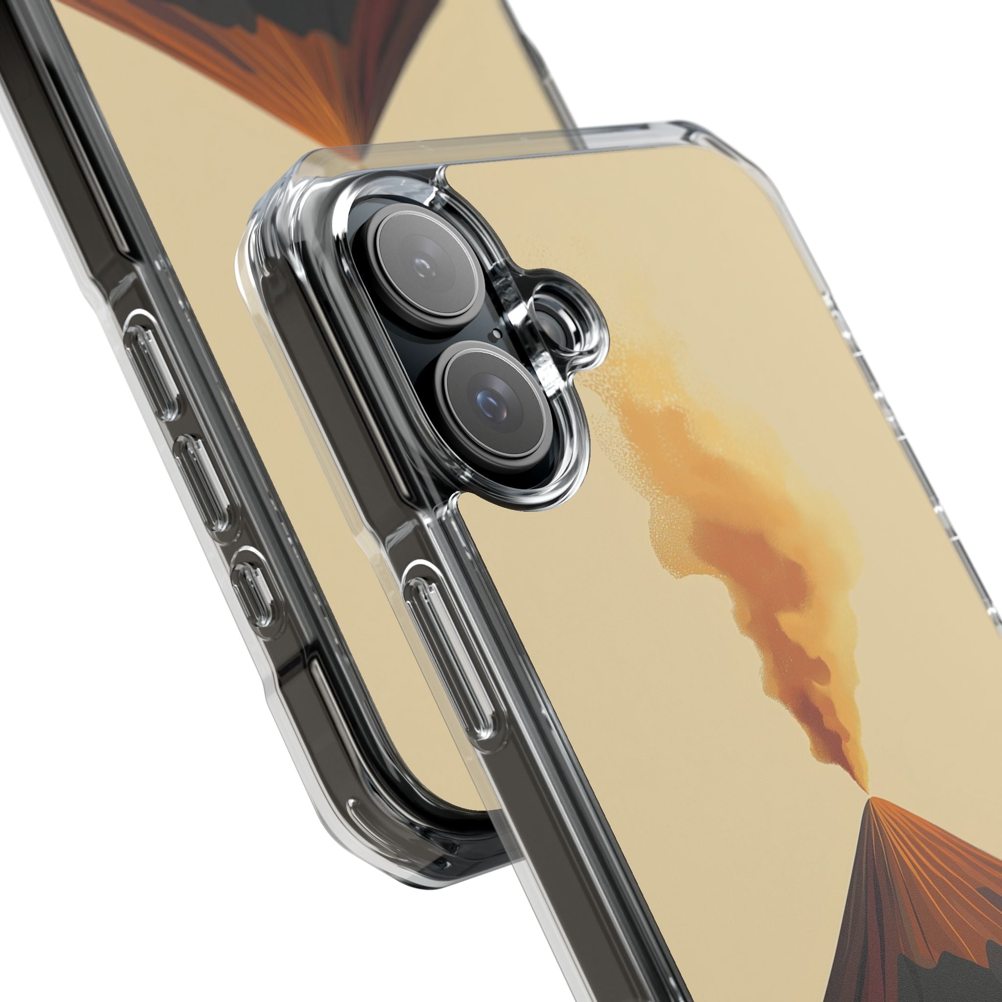 Volcano Erupts Brightly iPhone Case - Impact