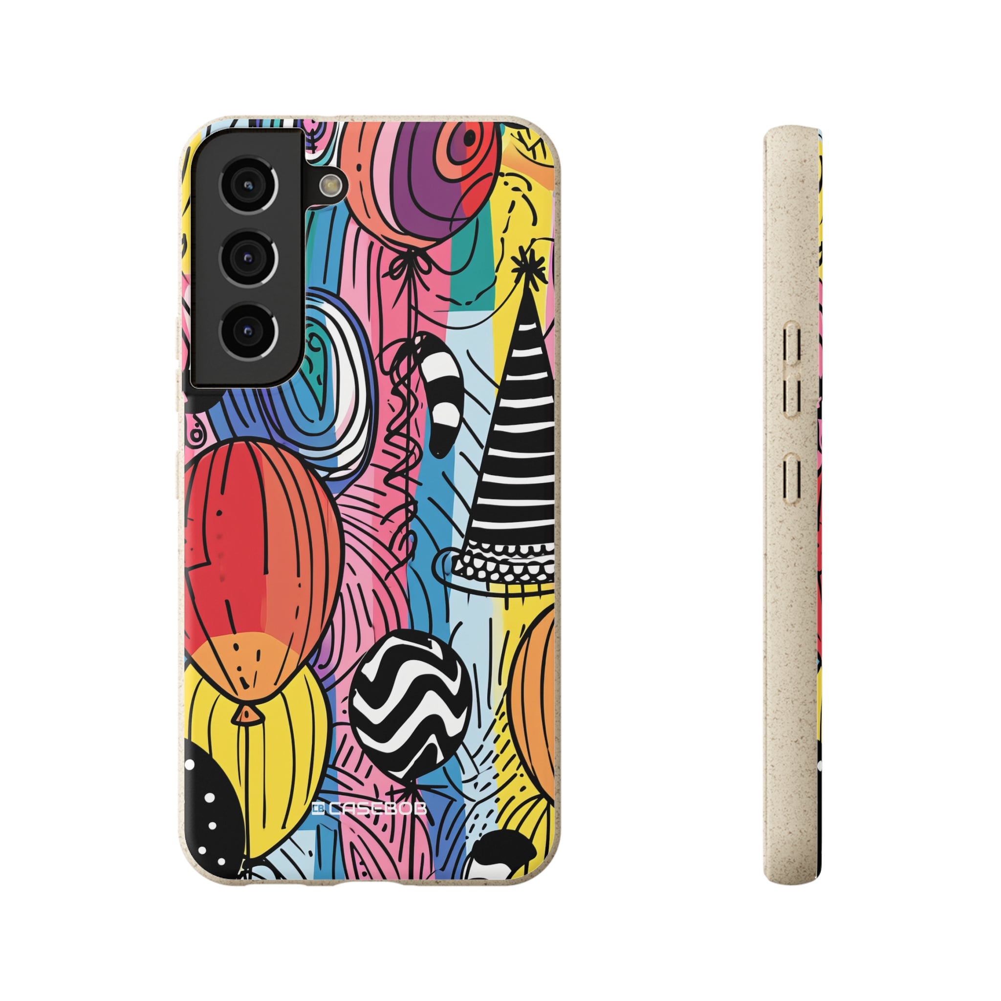 Vibrant Party Whimsy | Biodegradable Phone Case