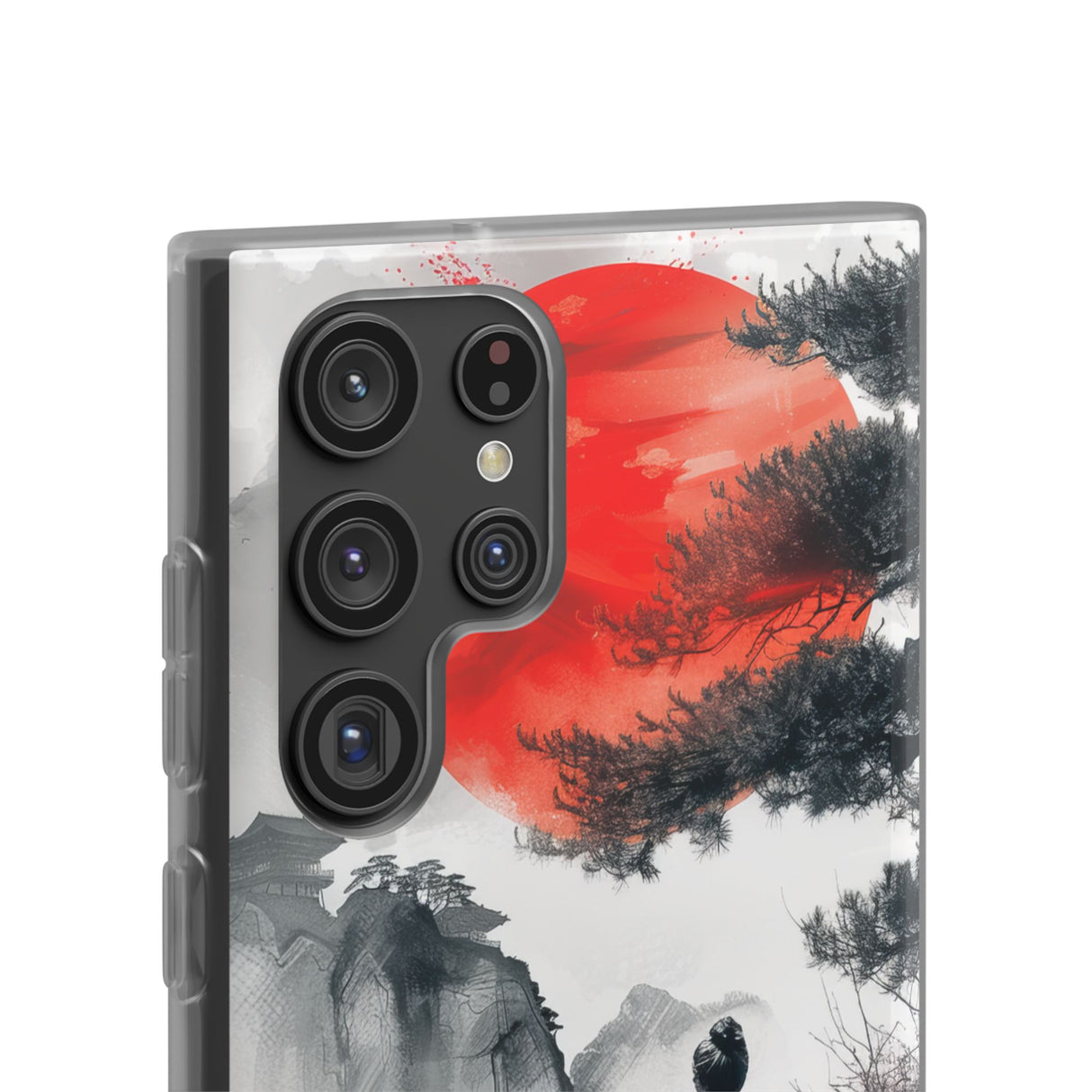 Serene Samurai Sunrise | Flexible Phone Case for Samsung Galaxy