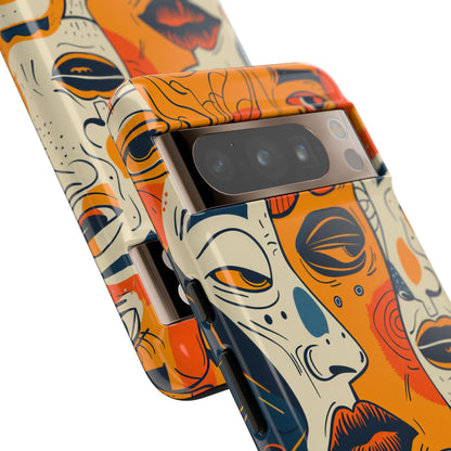 Tangled Faces Sunset Google Pixel 8 Pro Case - Tough