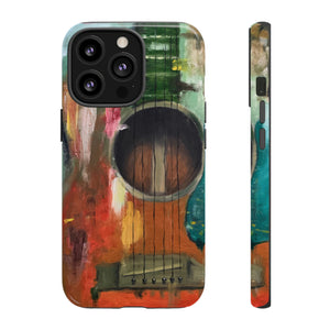 Oil painting - Guitar - Protective Phone Case