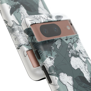 Botanical Cartography | Protective Phone Case for Google Pixel