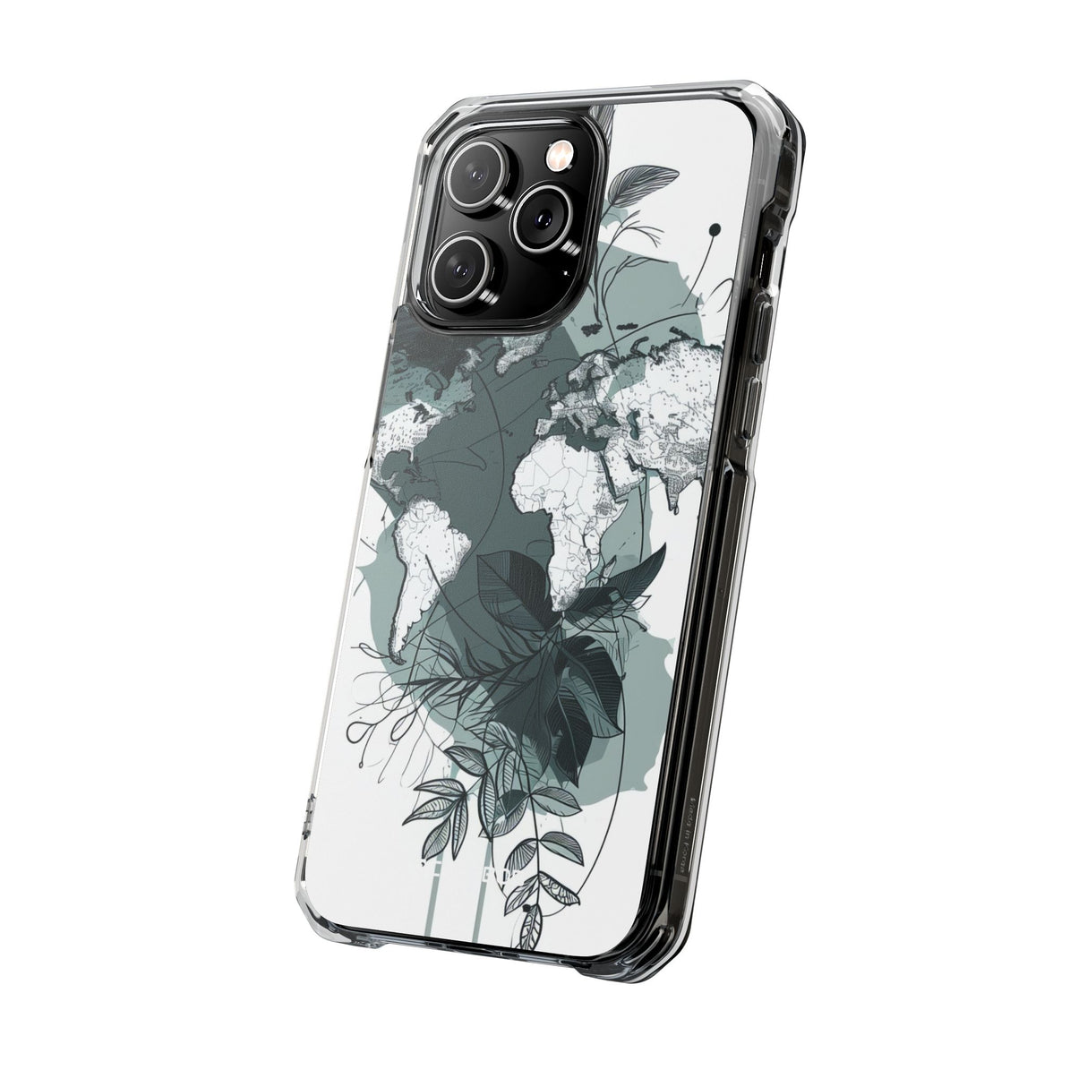 Botanical Cartography - Phone Case for iPhone (Clear Impact - Magnetic)