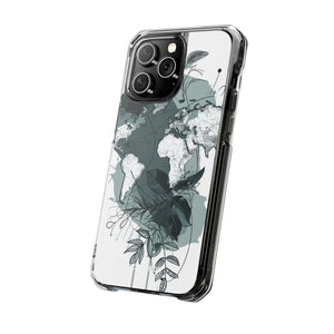 Botanical Cartography – Handyhülle für iPhone (Clear Impact – Magnetisch) 