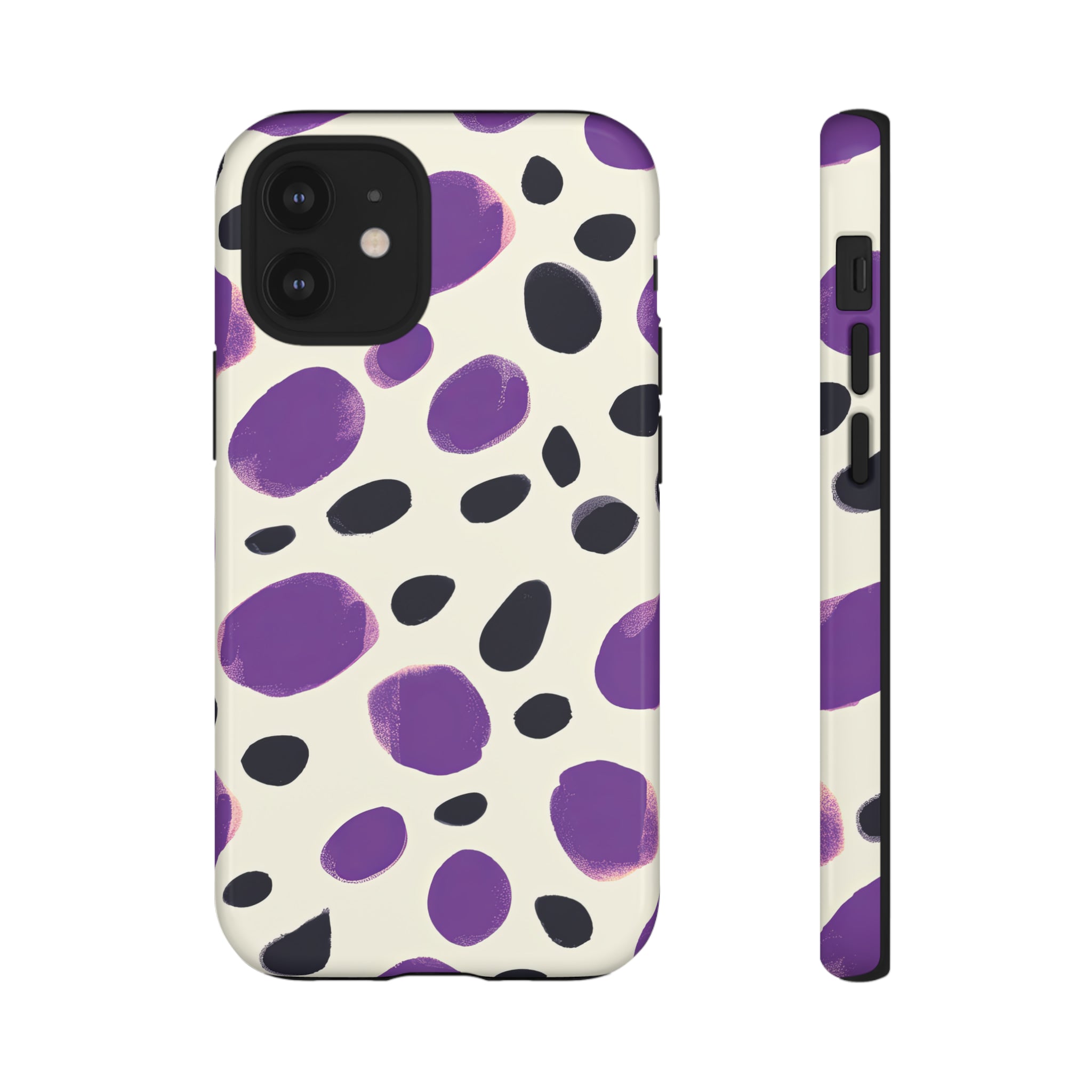 Purple Dot Matrix Case - Protective Phone Case