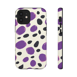 Purple Dot Matrix Case - Protective Phone Case