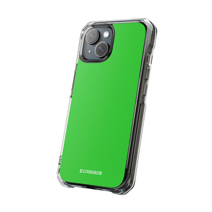 Lime Green - Clear Impact Case for iPhone