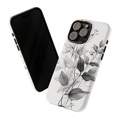 Botanical Line Harmony iPhone 15 - Tough Phone Case