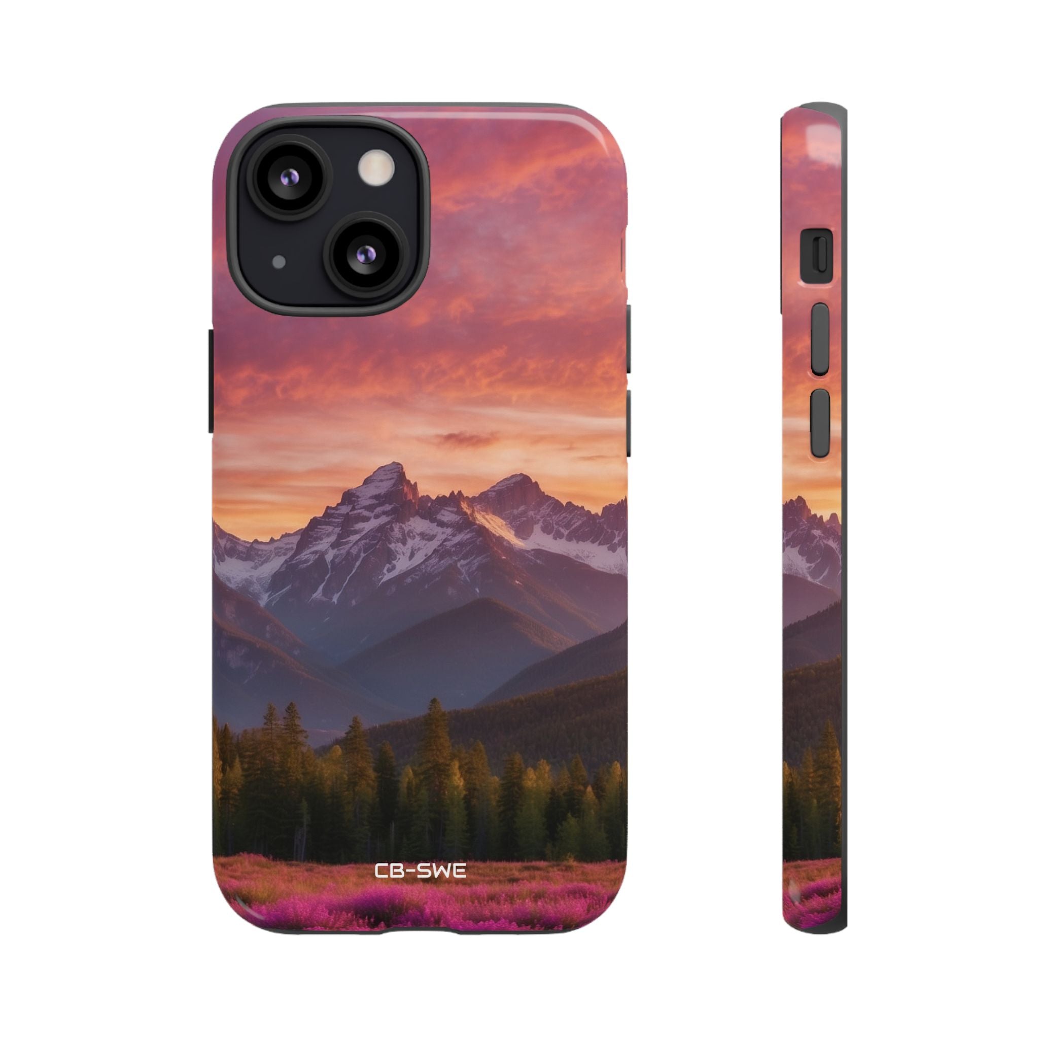 Mountain Peaks Glow - iPhone Case
