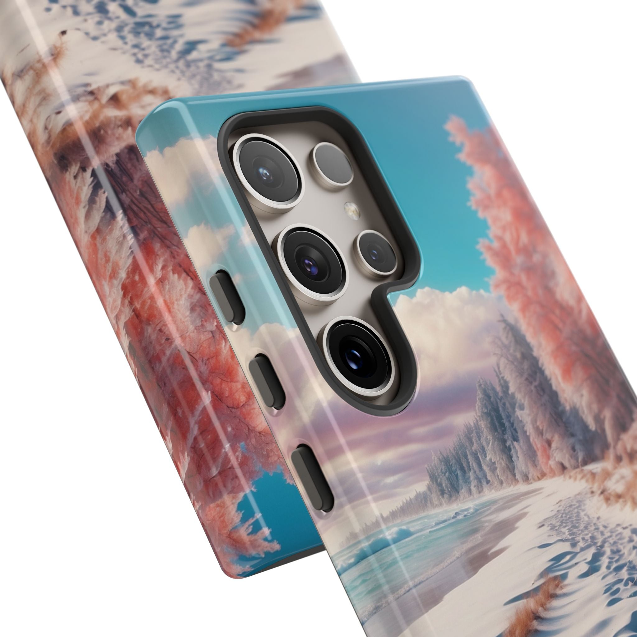 Snowy Footprints Samsung S24 Ultra Case - Tough