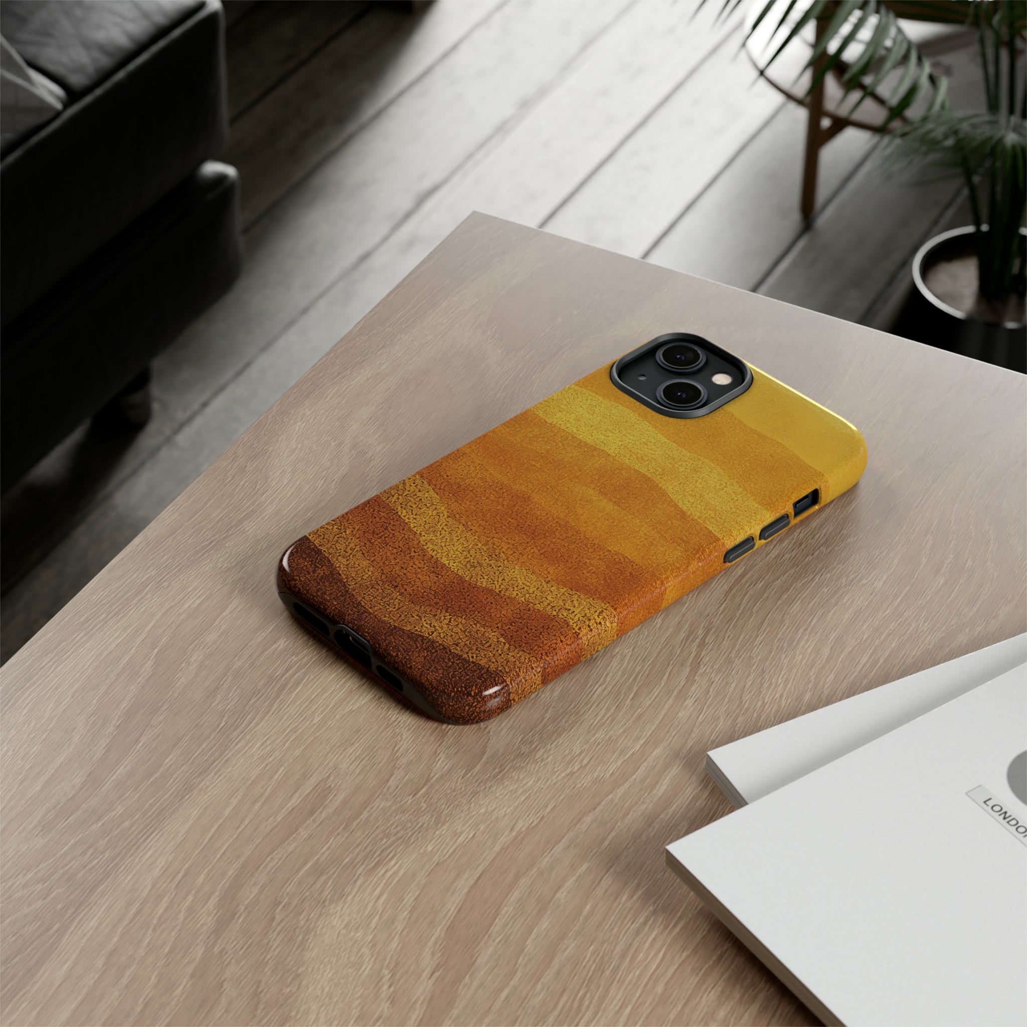 Sunset Gleam: Radiant Gradient - Protective Phone Case