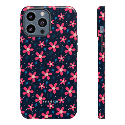 Pink Flower Pattern - Protective Phone Case