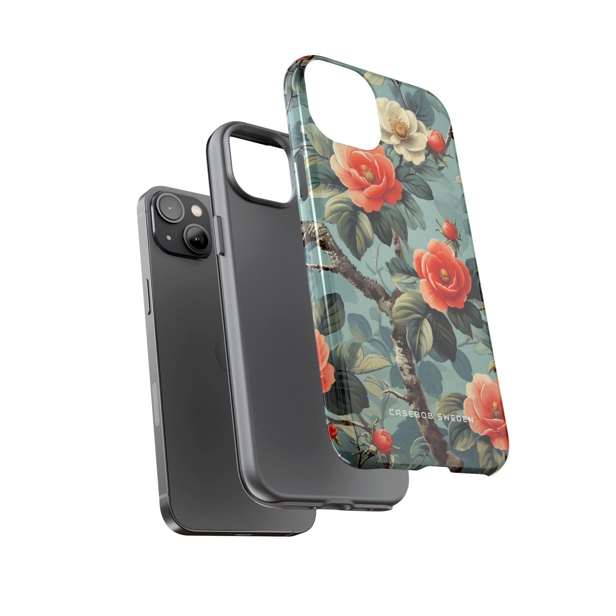 Vintage Floral Romance iPhone 14 - Tough Phone Case