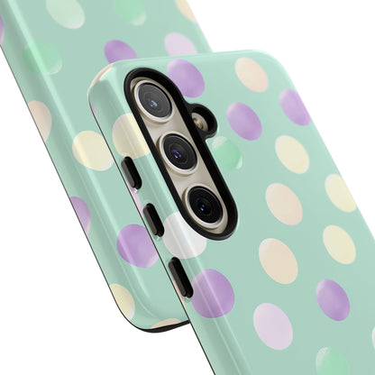 Pastel Polka Dots - Tough Samsung S24 Phone Case