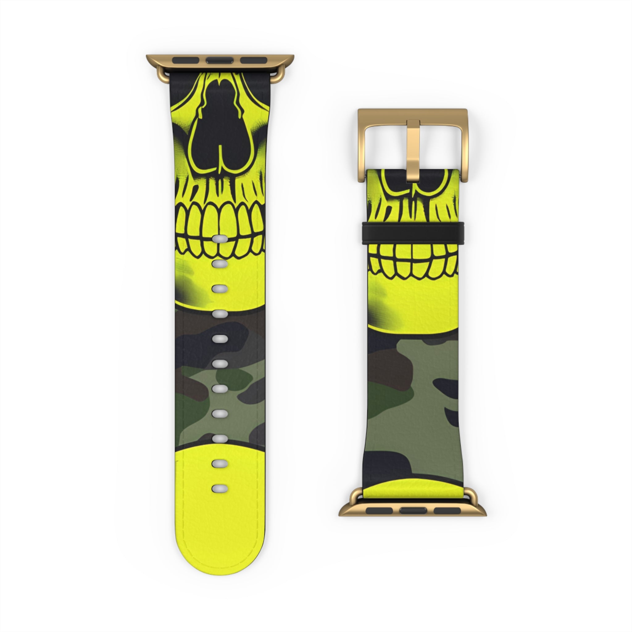 Neon Skull Camo - Watch Band