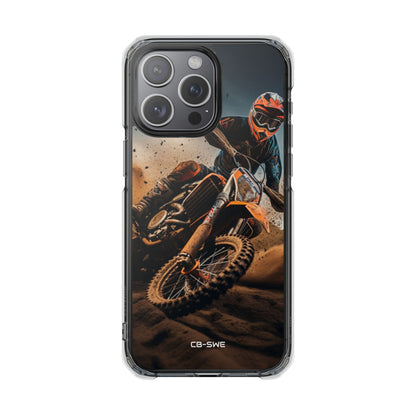 Rider Amidst Desert Fury iPhone Case - Impact