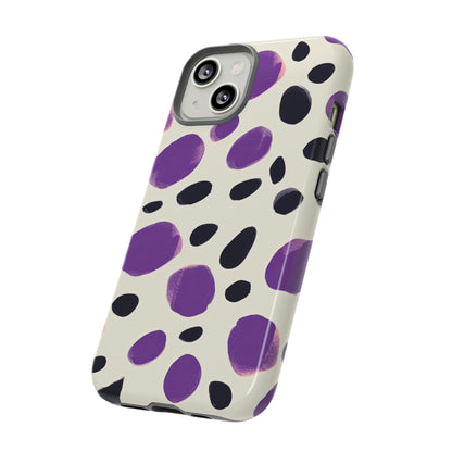 Purple Dot Matrix Case - Protective Phone Case