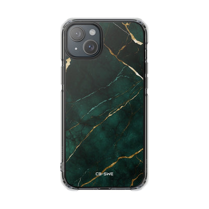 Emerald Veins Flow iPhone Case - Impact