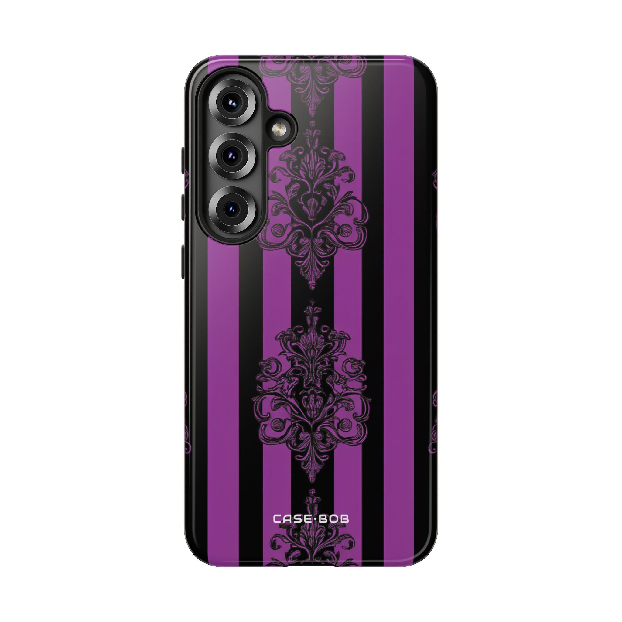 Damask Elegance Purple Samsung S25 Plus Case - Tough