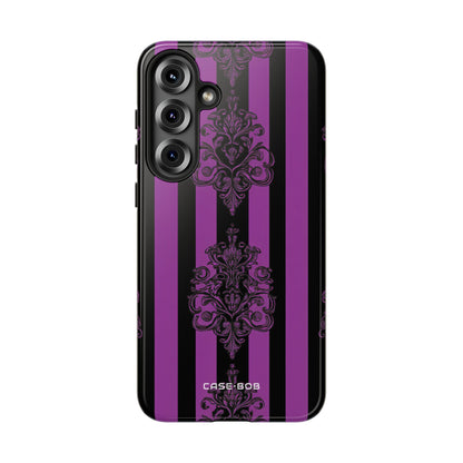 Damask Elegance Purple Samsung S25 Plus Case - Tough