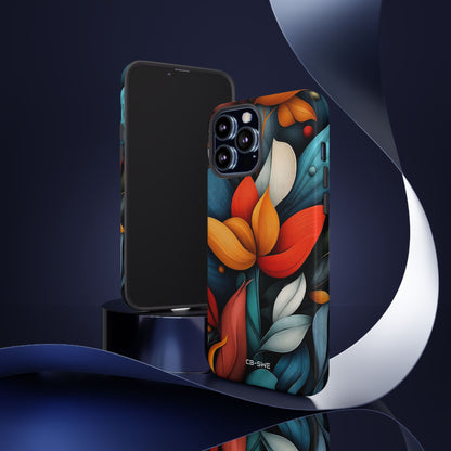 Vibrant Floral Harmony - iPhone Case