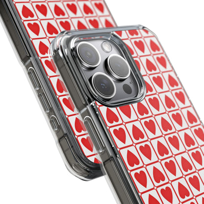 Hearts In Squares iPhone Case - Impact