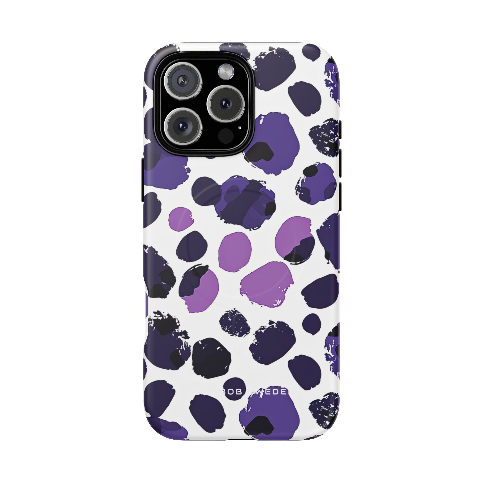 Purple Inkblots iPhone 16 | Tough+ Phone Case