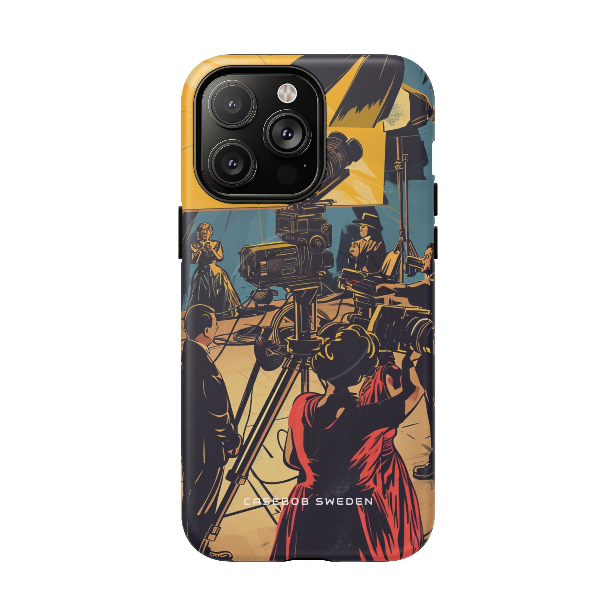 Golden Era Cinematic Spotlight iPhone 14 | Tough+ Phone Case