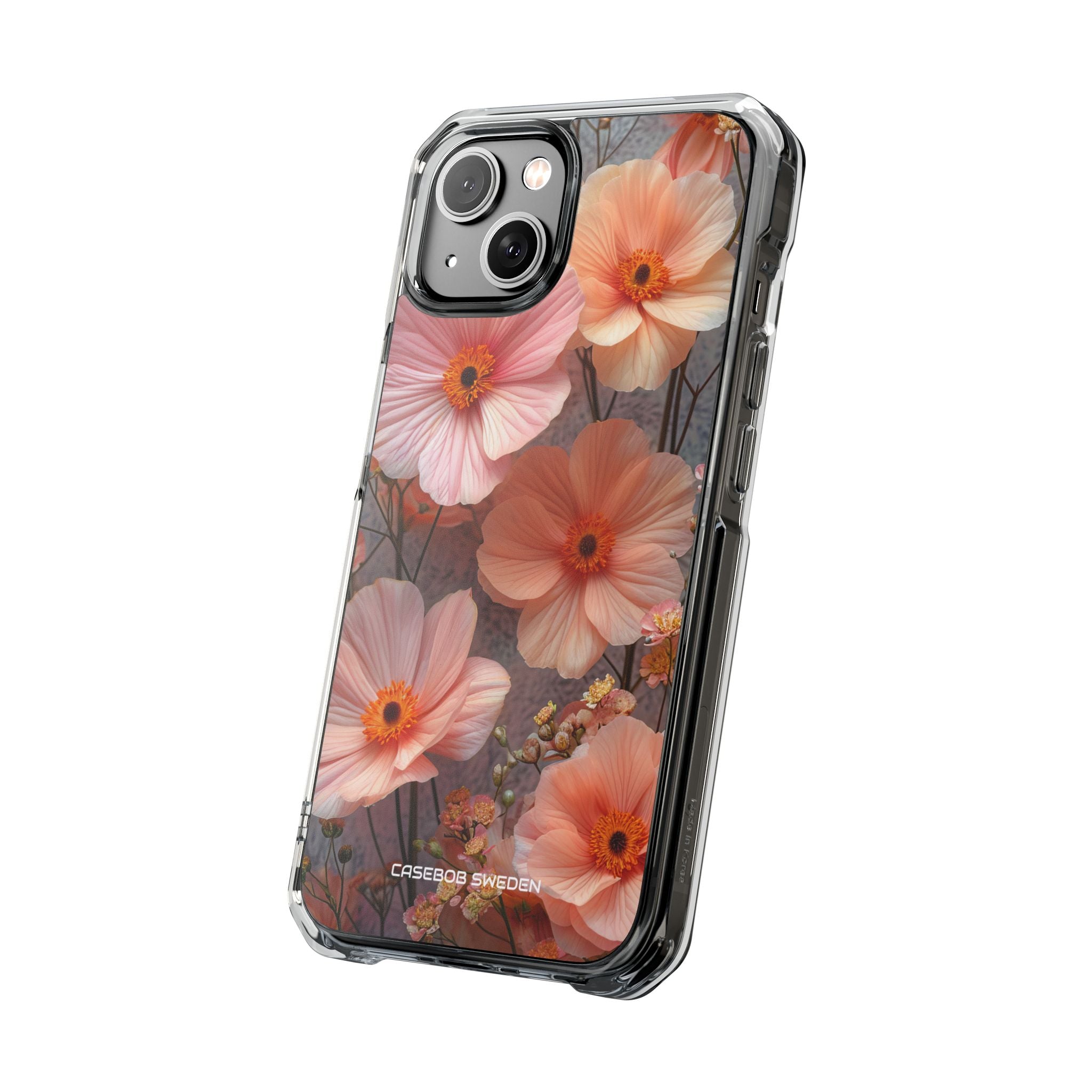 Serene Botanical Blooms - Clear Impact iPhone 14 Phone Case